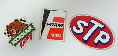 Vintage KODIAK Racing FRAM Filters And STP Decals • $17.99