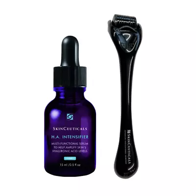 $65 • Buy SkinCeuticals H.A. Intensifier Serum 15ml Travel + Derma Roller, Brand New