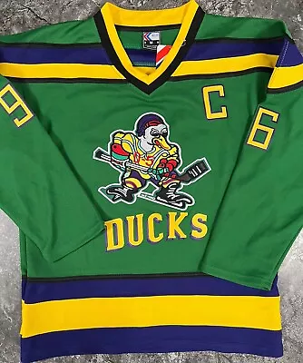 Molpe The Mighty Ducks Movie Charlie Conway 96  Hockey Jersey Mens M • $32