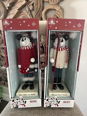 Disney Parks Christmas 2021 Mickey And Minnie Mouse 13” Nutcracker New • $199