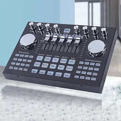 Mixing Console Bluetooth Live Studio Audio DJ KTV Mixer Sound Board • $39.90