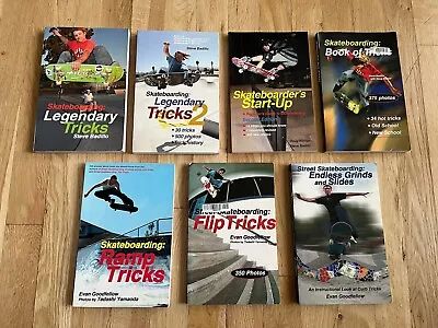 Lot Of 7 Vintage Skateboarding Books - Steve Badillo / Evan Goodfellow - Tracks • $19.90