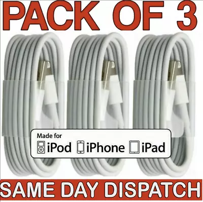 £2.99 • Buy Heavy Duty USB Charger Sync Wire Cable Lead For IPhone 11 XR XS 8 7 6s IPad AIR