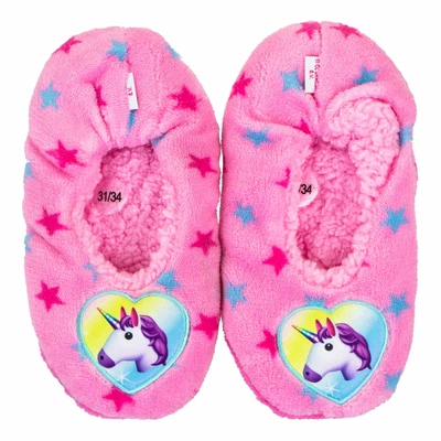 $16 • Buy Girls Unicorn Star Slippers With Anti-slip Sole
