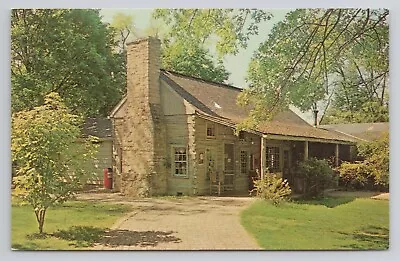 My Old Kentucky Home Bardstown Ky. Mat's Cabin Chrome Postcard 797 • $2