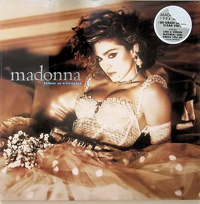 £19.99 • Buy Madonna- Like A Virgin LP (NEW** 2019/1984) Special CRYSTAL CLEAR Coloured Vinyl