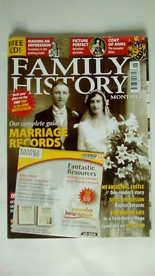 Family History Monthly Magazine June 2007 Number 144 With CD ROM • £3.99