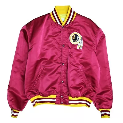 Vintage Washington Redskins Starter Satin Bomber Jacket Size 2XL NFL • $100