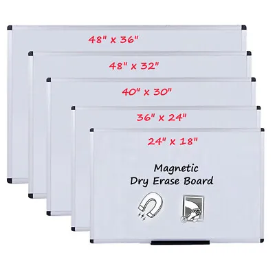 VIZ-PRO Magnetic Dry Erase Board Whiteboard Home Office School Marker Board • $56.90