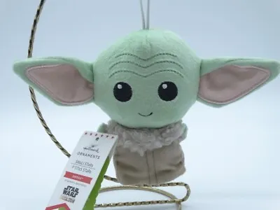 Hallmark Grogu Baby Yoda Christmas Ornament Plush The Child Disney Star Wars • $14.41