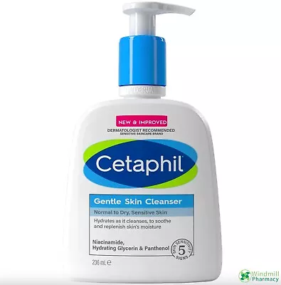 £10.99 • Buy Cetaphil Gentle Skin Cleanser Dry Sensitive Face Body Wash Fragrance Free 236ml