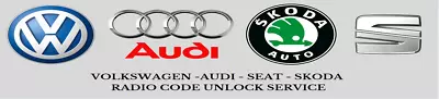 VW AUDI SKODA SEAT RADIO CODE UNLOCK Volkswagen Radio Code Unlock ALL MODELS • $4.70