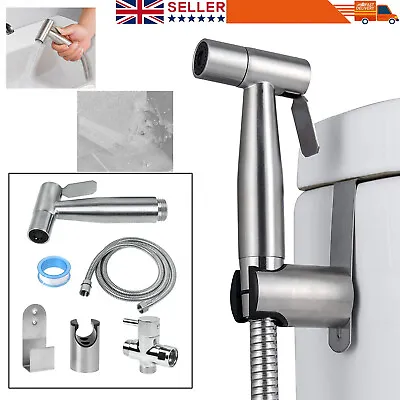 Handheld Bidet Sprayer Spray Bathroom Washer With Hose For Toilet Feminine Wash • £15