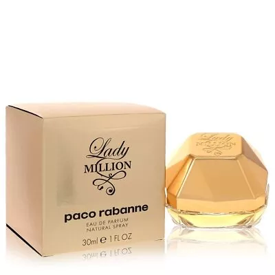 Lady Million By Paco Rabanne Eau De Parfum Spray 1 Oz For Women *NIB • $52.04