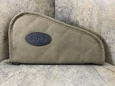 Boyt Harness Company Plantation Series Heart Shaped Pistol Case 12  Taupe PS62 • $25.99