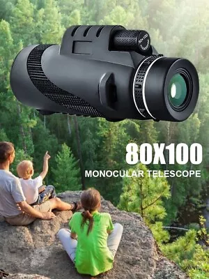 80x100 Monocular Telescope For Smartphone High Powered HD Compact Scope • $10