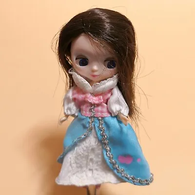 Takara Tomy PETITE BLYTHE Doll WAKE UP KISS 4.5  Mini Figure W Dress Loose Rare • $49.99