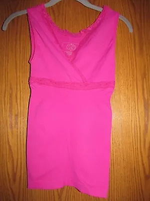 $11.99 • Buy Cass And Co. Lace Trimmed V-neck Camisole Shaping Tank Top - Size:  L/XL