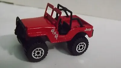 1998 Matchbox Red Jeep 4X4 • $6.10