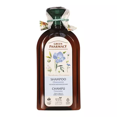 Green Pharmacy Shampoo Weak Damaged Hair Chamomile Extract 350ml • £7.79