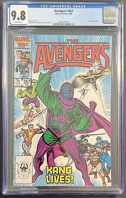Avengers #267 CGC 9.8 WHITE PAGES! COUNCIL OF KANGS! 🔥🔑 • $129.99