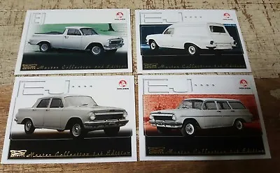 HOLDEN EJ  Collector Trade Cards X 4 -  Sedan Wagon Panel Van Ute • $9.95