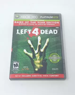 Left 4 Dead -- Game Of The Year Edition (Microsoft Xbox 360 2009) Complete • $14.95