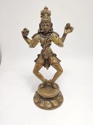 Dancing Shiva Statue Bronze Vintage • $74.99