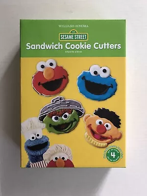 Williams-Sonoma Sesame Street Sandwich Cutters - Set Of 4 - New -  • $25