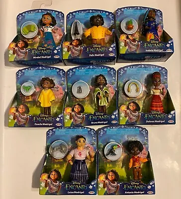 New Lot Of  8 Disney Encanto MADRIGAL Character 3  Figure Mini Doll Jakks • $19.77