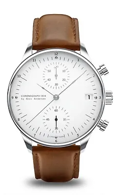 About Vintage 1844 Chronograph Watch - Steel/White • $215