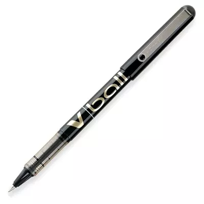 35112 Pilot VBall Stick Rolling Ball Pen Black Ink Fine 0.7mm Pack Of 4 • $12.94