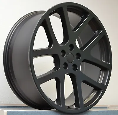 1( Fits 22  9  Viper Replica Satin Black Wheels Rims Dodge Charger 5x115 SRT • $355