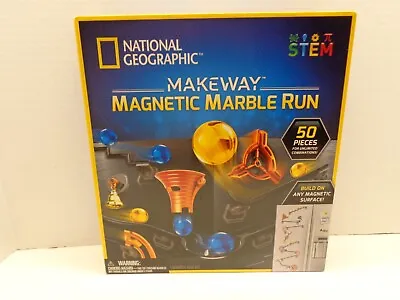 National Geographic STEM Makeway Magnetic Marble Run • $17.99