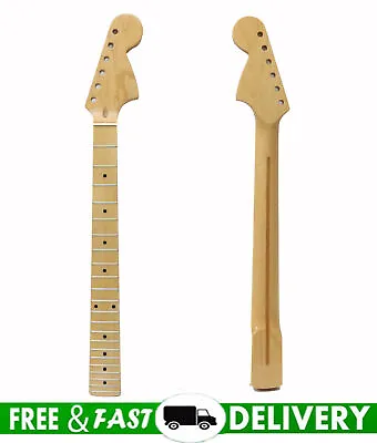 Clear Coat Maple Guitar Neck 22 Fret 25.5inch For Standard Strat Guitar Neck DIY • $58.23