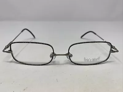 Erin’s World Mod. #5 48-18-135 Demi Gunmetal Full Rim Eyeglasses Frame &730 • $39.60