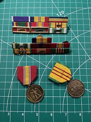 Vietnam War Ribbon Bars And Medals Lot • $39.99