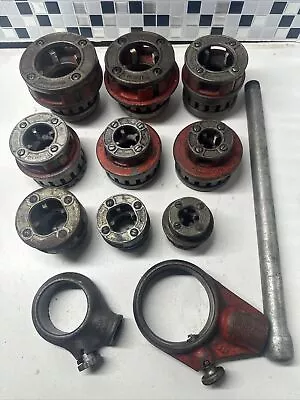 Ridgid Die Set Pipe Threader 3/8 To 2 Inch For 300 700 12R 111R Good Condition. • $102.50