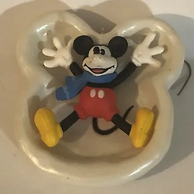 Disney Mickey Mouse Making Snow Angels Holiday Ornament Christmas Decoration XM1 • $9.49