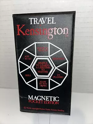 Vintage Travel Kensington Magnetic Pocket Edition Board Game • $7.20