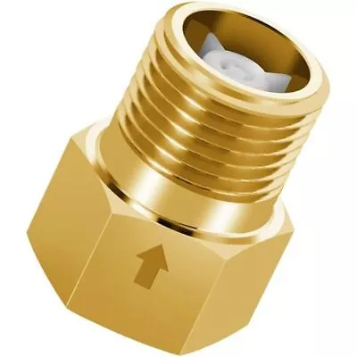 1/2  One-way Valve Brass Backflow Valve Durable Check Valve  Oil Water Gas • $10.52