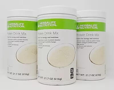 Lot Of 3 - Pdm Protein Drink Mix Vanilla Shake Mix - No Reserve • $122.50