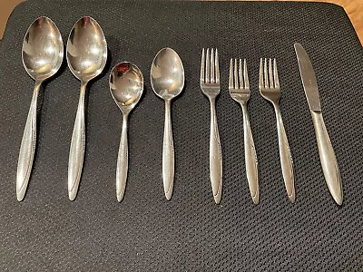 Gorham ZEST Stainless Stegor MCM Vintage Flatware Lot Of 9 Pieces • $40