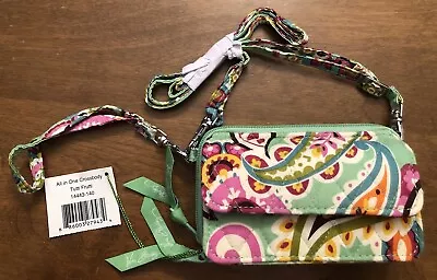 New Vera Bradley Tutti Frutti All In One Crossbody Purse Wristlet NEW With Tag • $35