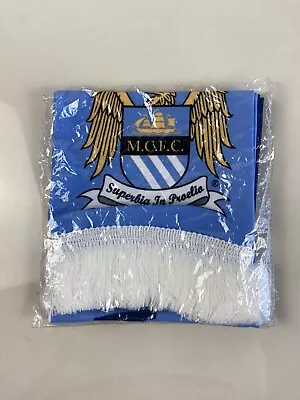 Manchester City FC Scarf MCFC Bar / Man Cave Football Soccer Brand New Rare • $16