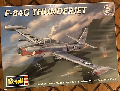 Revell 1:48 Scale F-84G THUNDERJET  Model Kit 85-5481 Sealed New In Box • $25