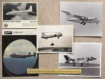 £12.75 • Buy RAF Aircraft Photos Vulcan, BAe 146, Belvedere, & Britannia, Shackleton Prints