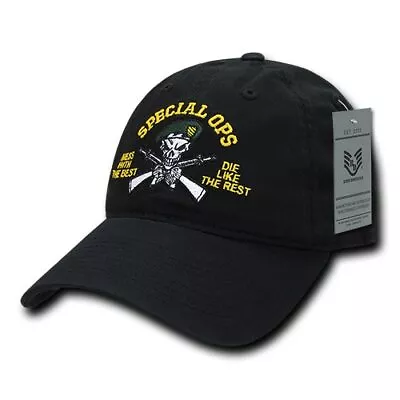 Special Ops Green Beret Relaxed Fit Military Hat Baseball Cap (Mess With The Bes • $20.95
