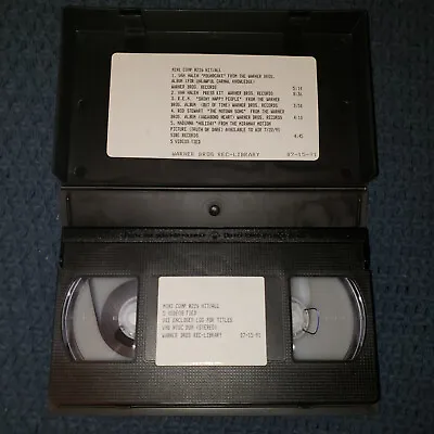 Warner Bros Rec-5 Tied Videos *Promo VHS Video 1991* W/Van Halen(2)Madonna + 2. • $15