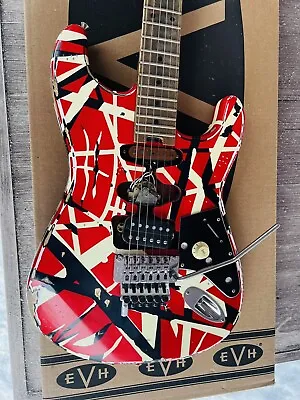 EVH Striped Series Frankenstein Relic Guitar - Red  #84 LOW And Iconic Number • $2499